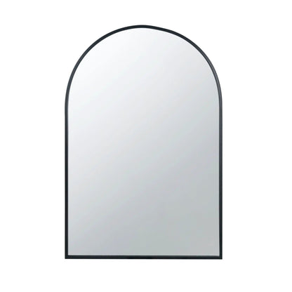 Arched Wall Mirror With Metal Frame Living Room