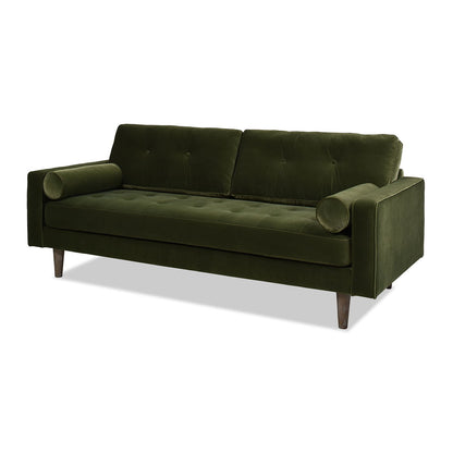 Mid Century Modern Olive Sofa for Stylish Living