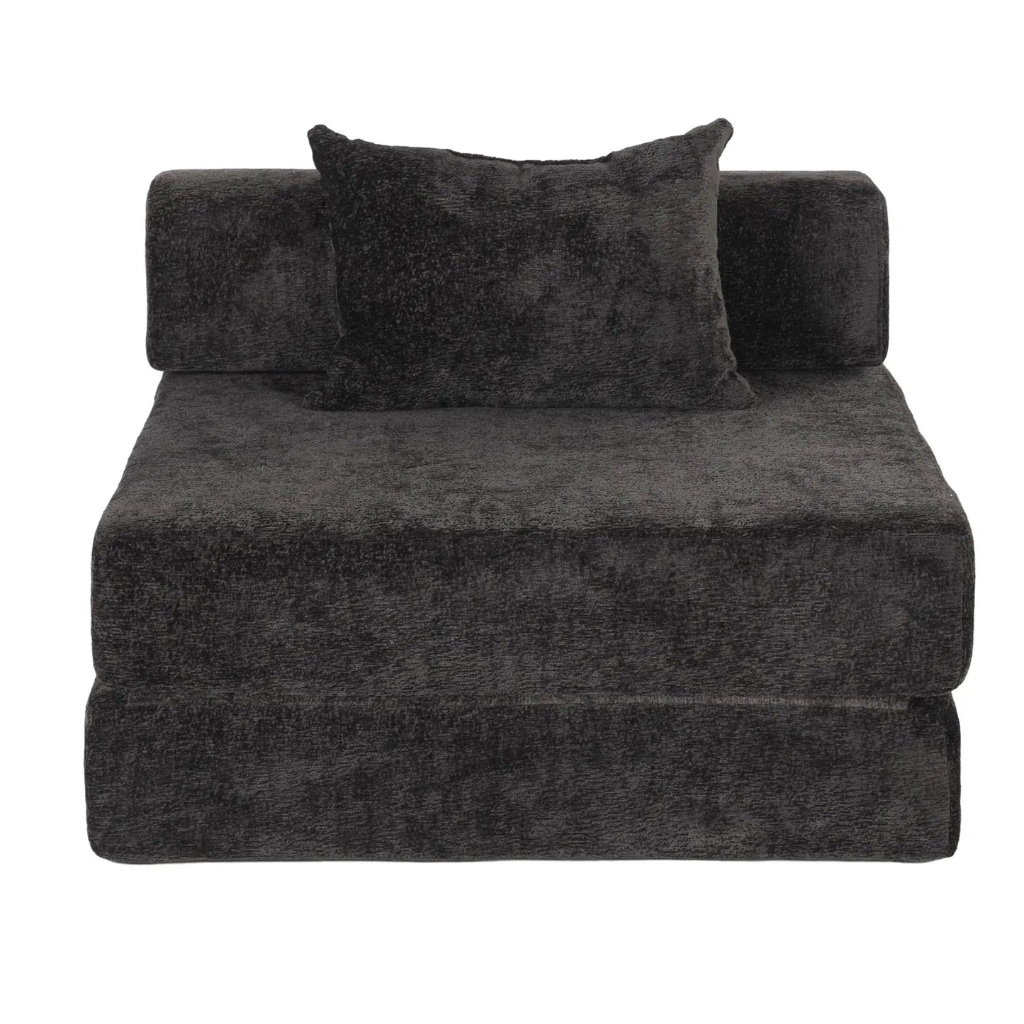 Convertible Floor Sofa Bed with Fixed Frame