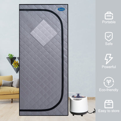 Portable Grey Steam Sauna and Fast Heating