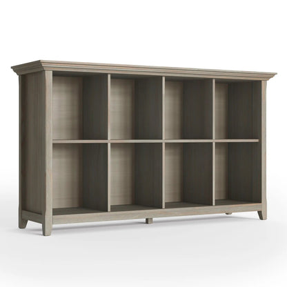 Amherst Cube Storage Bookcase light oak finish with cubby shelves Unique Piece Furniture on Tampa Home & Garden Store