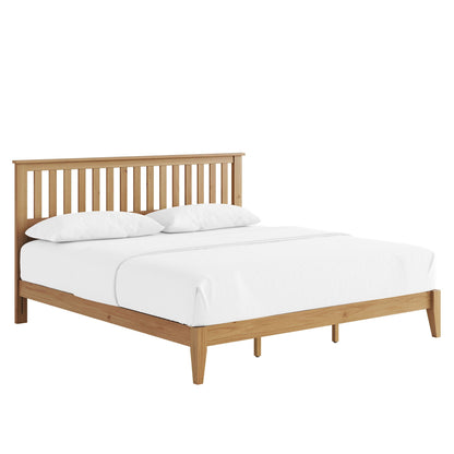 Malinda Mission Style Panel Bed And Slats