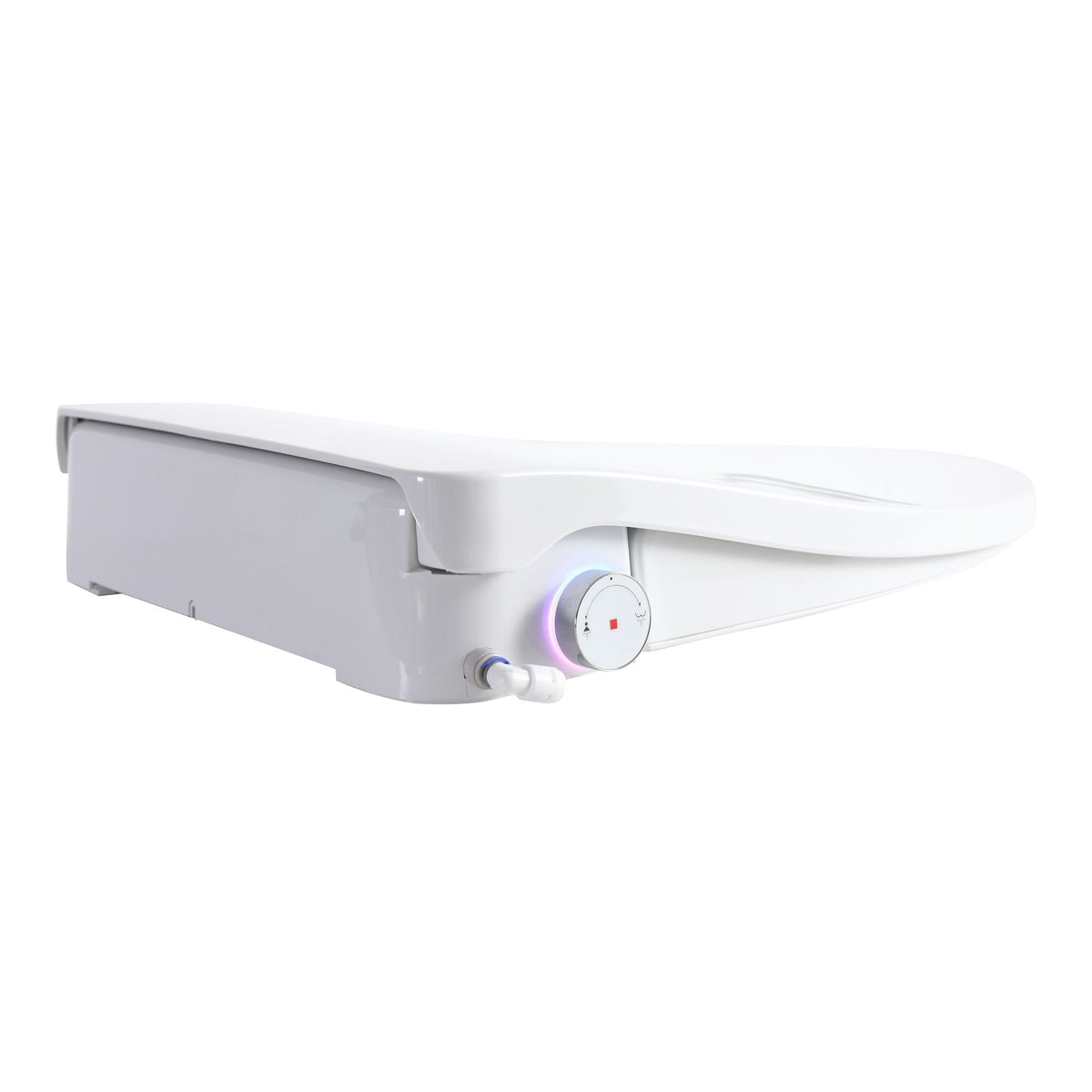 Smart bidet toilet seat by HouseOfZazla, white with heated seat and adjustable controls on Tampa Home & Garden Store