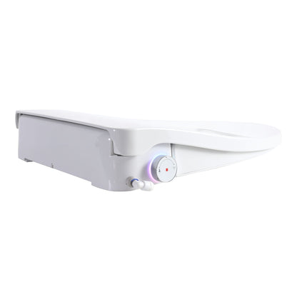 Smart bidet toilet seat by HouseOfZazla, white with heated seat and adjustable controls on Tampa Home & Garden Store