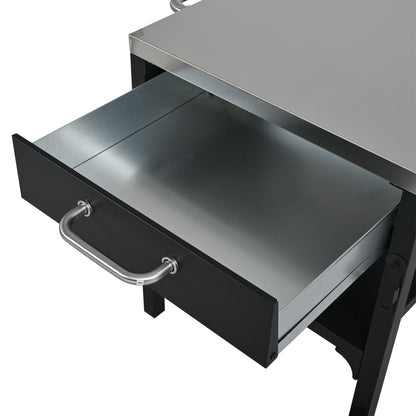 Large Foldable Outdoor Kitchen Cart And Storage