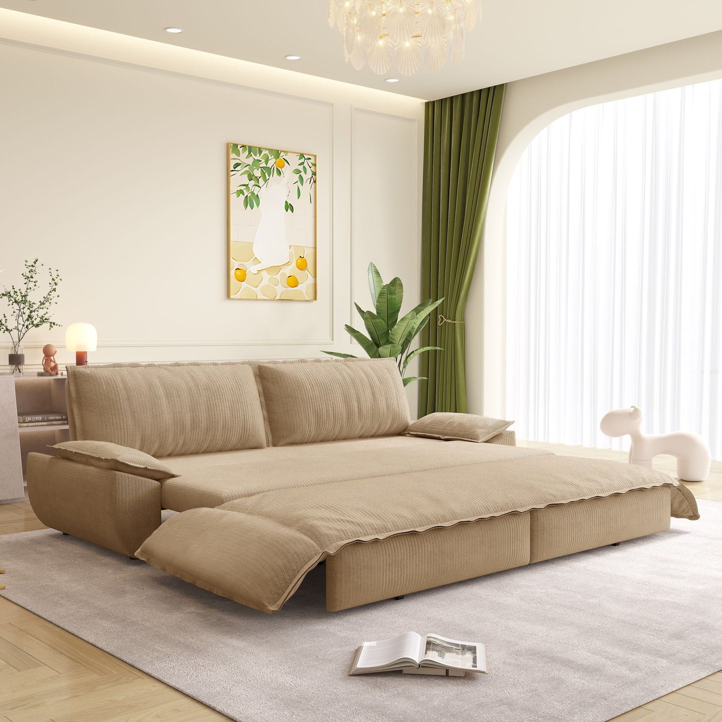 Queen Sleeper Bed and a 3 in 1 Convertible Sofa
