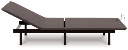 Comfort Classic Adj Base adjustable bed base by Unique Piece Furniture in dark gray fabric on Tampa Home & Garden Store
