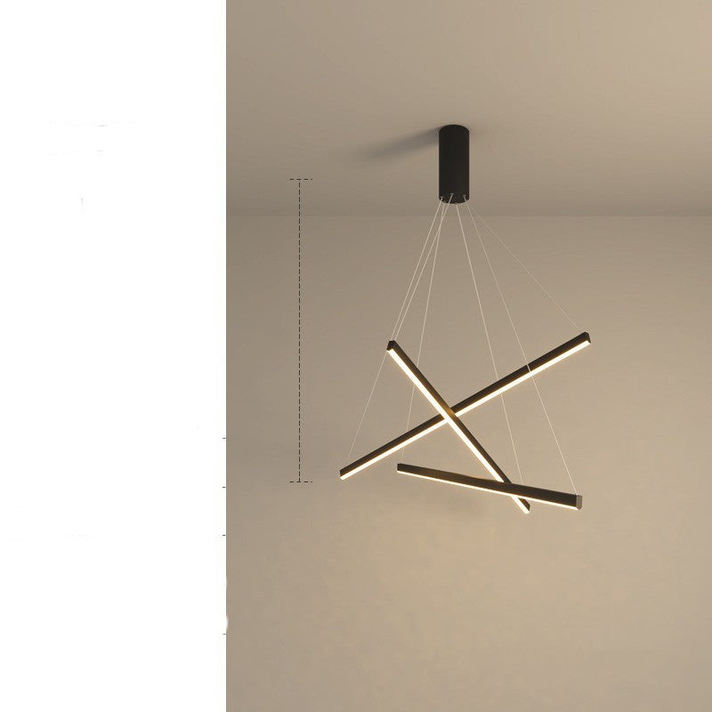 Lámparas de araña para apartamento pequeño de lujo ligero, modernas, sencillas, atmosféricas, para el instituto, vacías.