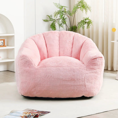 Beanbag Chair with Armrests High Density Foam
