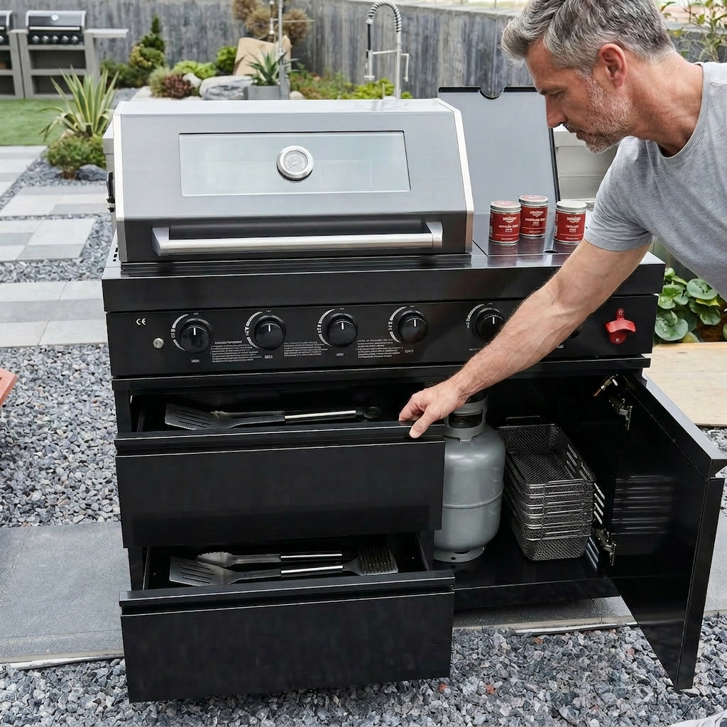 46 Inches Stainless Steel and Professional Grill
