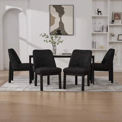 Wide Minimalist Dining Chair for Modern Homes