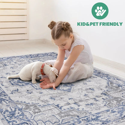 Marfi Oriental Trendy Rug for Modern Living Room