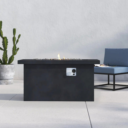 Propane Or Gas Outdoor Concrete Fire Pit Table