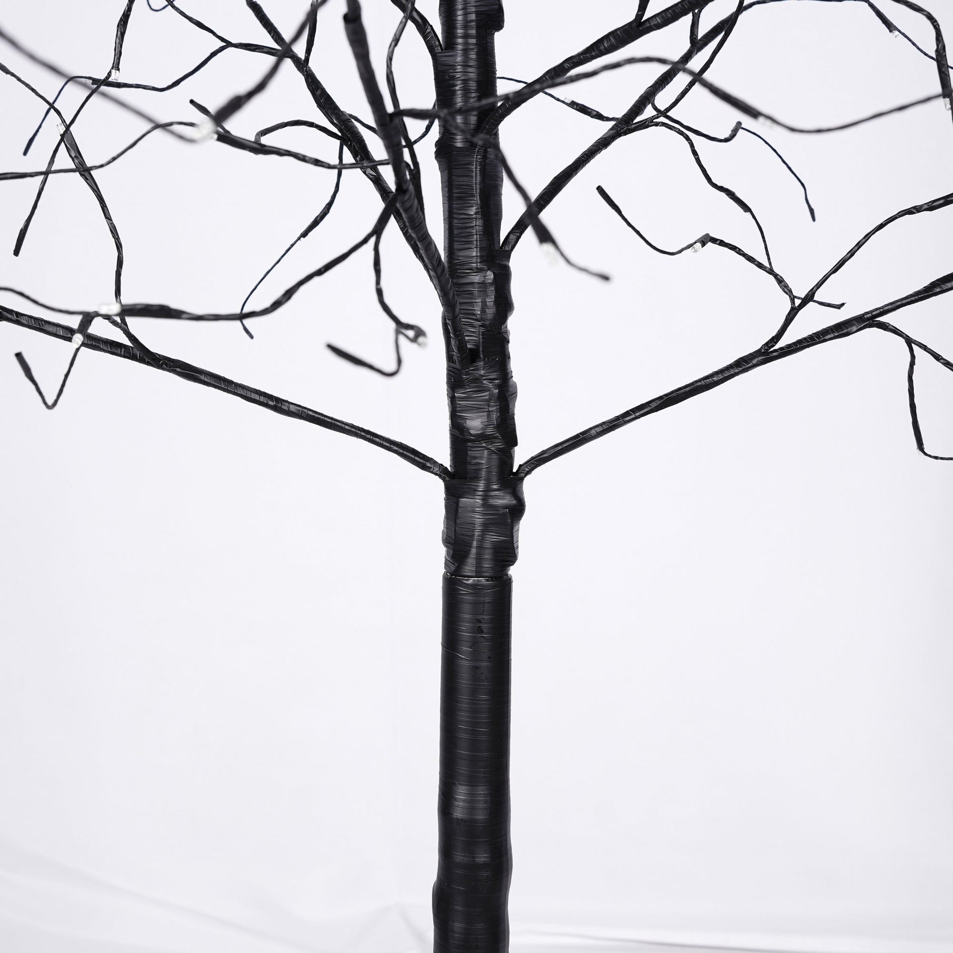3 Pc Illuminated Halloween Tree purple LED glow with black trunks by HouseOfZazla on Tampa Home & Garden Store