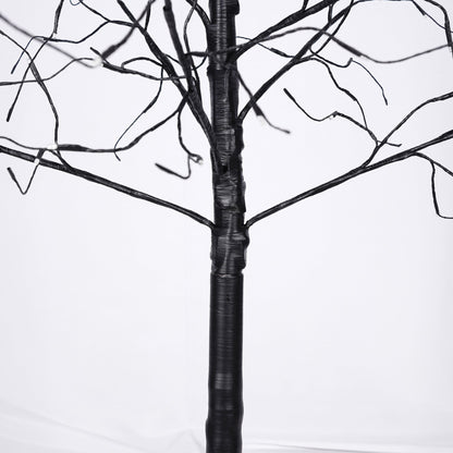 3 Pc Illuminated Halloween Tree purple LED glow with black trunks by HouseOfZazla on Tampa Home & Garden Store