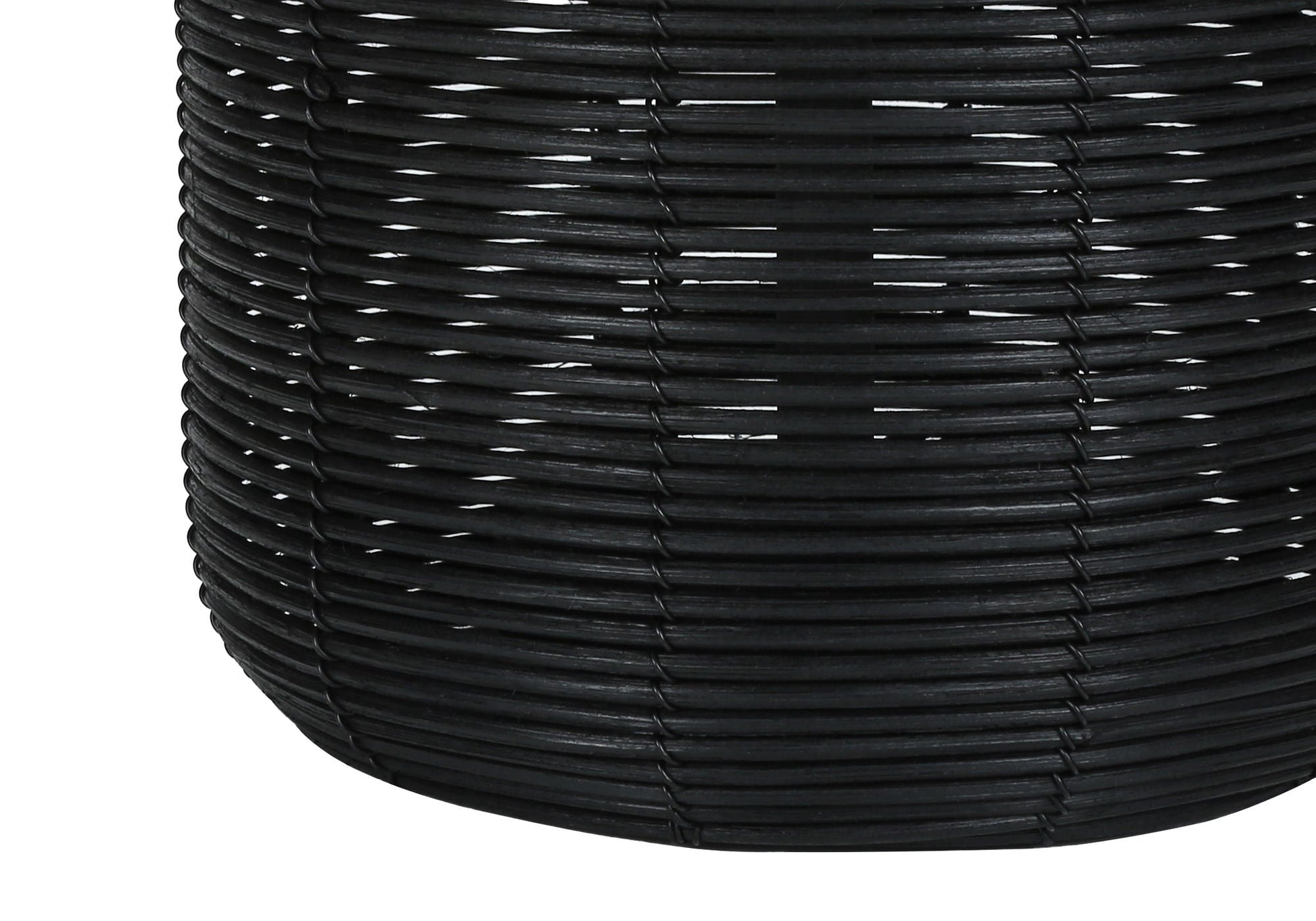 Table lamp black rattan weave, modern design HouseOfZazla on Tampa Home & Garden Store