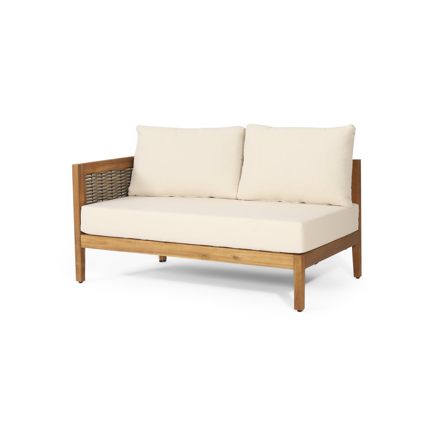 Acacia Wood Five Seater Outdoor Patio Sofa Set