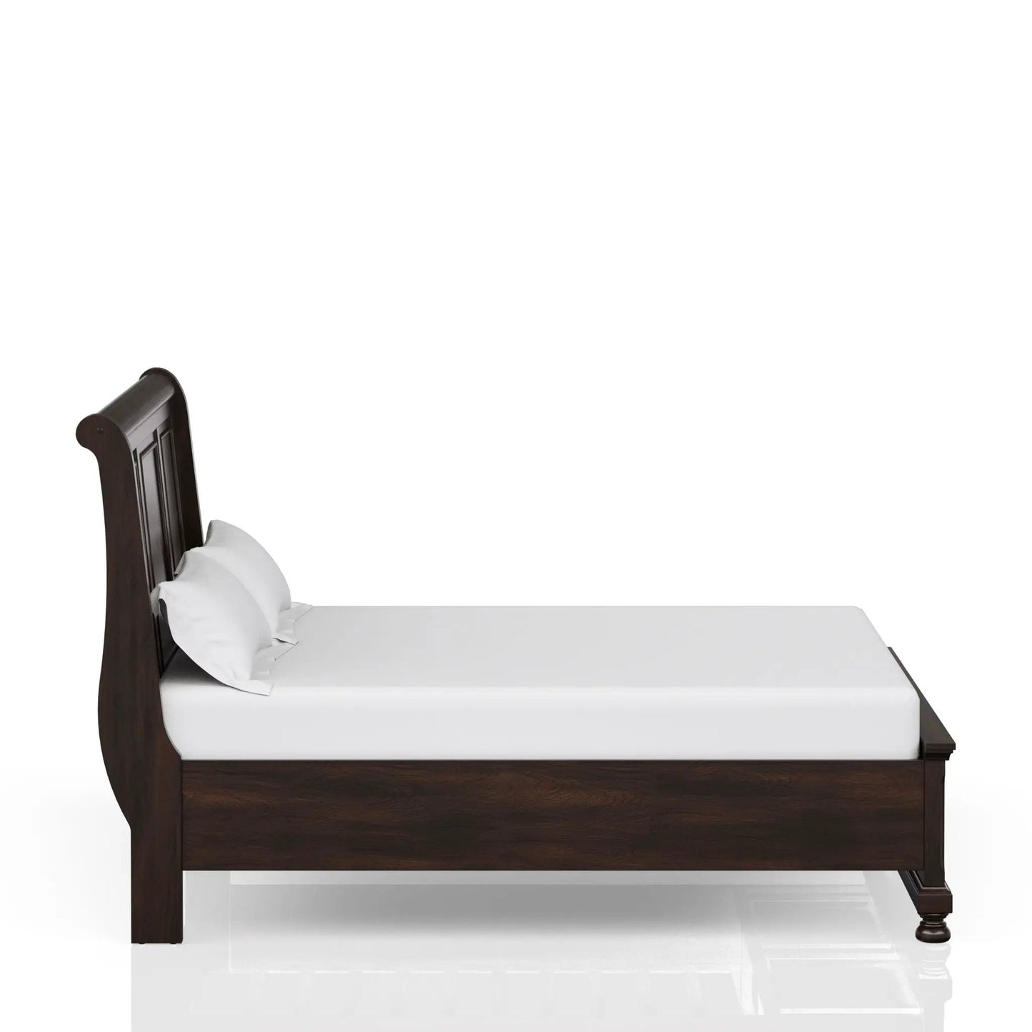 Elegant Antique Storage Bed with Drawers