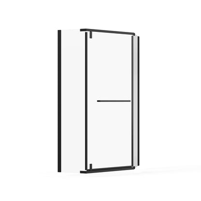 Frameless Neo Angle Shower Door and Acrylic Base