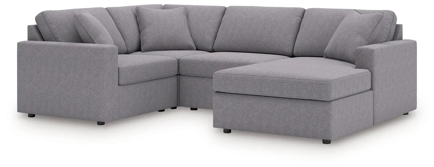 Modmax Sectional in Granite Performance Fabric