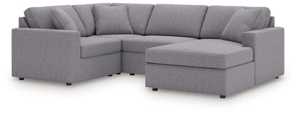 Modmax Sectional in Granite Performance Fabric