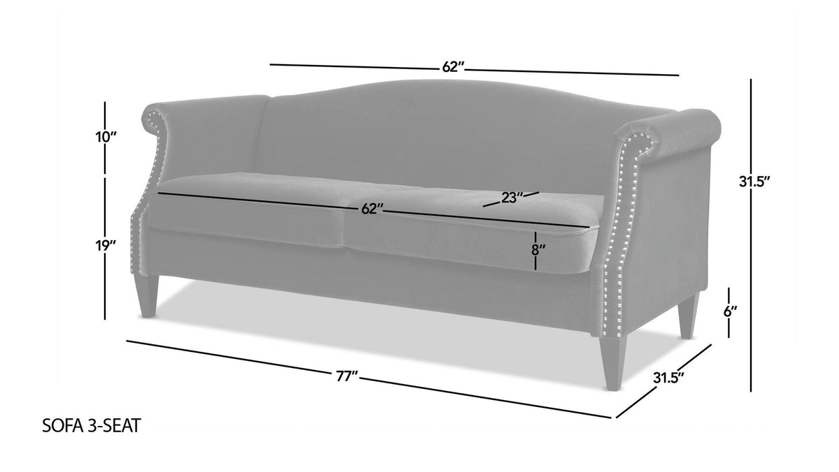 Elaine Camel Back and the Small Space Sofa