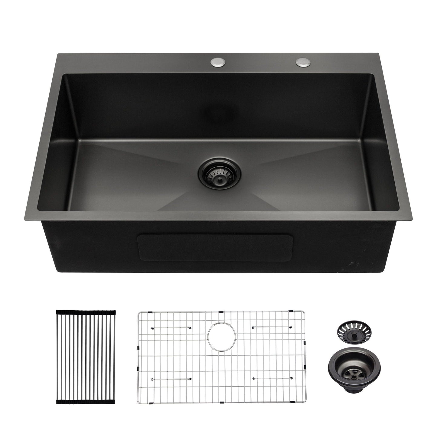 Topmount Sink 16 Gauge and Single Bowl Steel