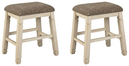 Bolanburg Upholstered Bar Stools Set Of Two Beige