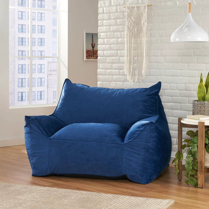 Allea Bean Bag Chair With Armrests For Two