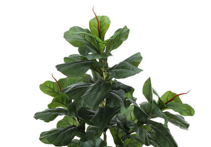 Fiddle leaf fig artificial plant, 47in tall, glossy green leaves, indoor decorative on Tampa Home & Garden Store