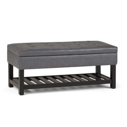 Cosmopolitan Storage Ottoman Bench Open Bottom