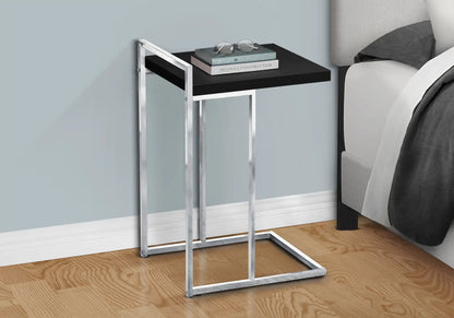 C Shaped Accent Table for Sofas and Beds Modern