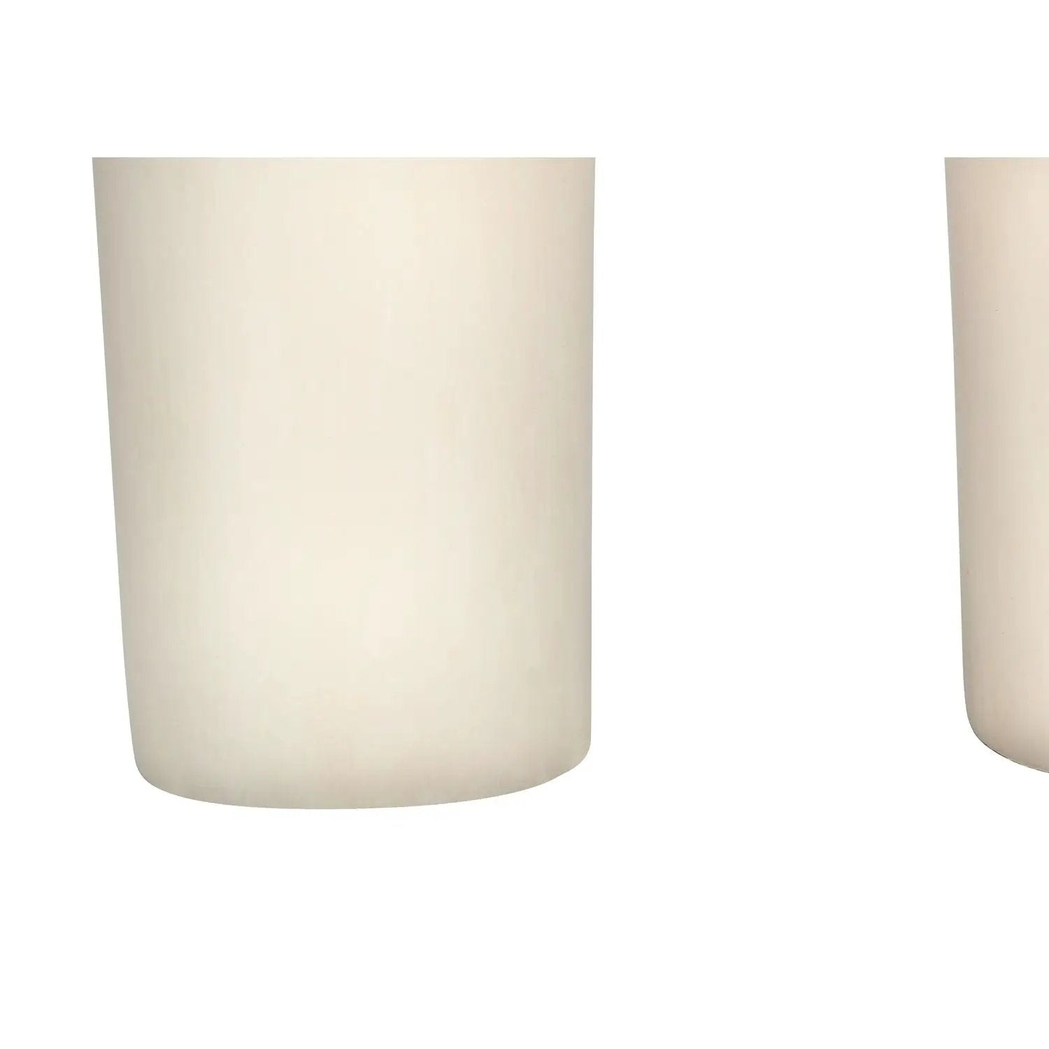 Table lamps cream resin, modern design by Unique Piece Furniture, pair shown on Tampa Home & Garden Store