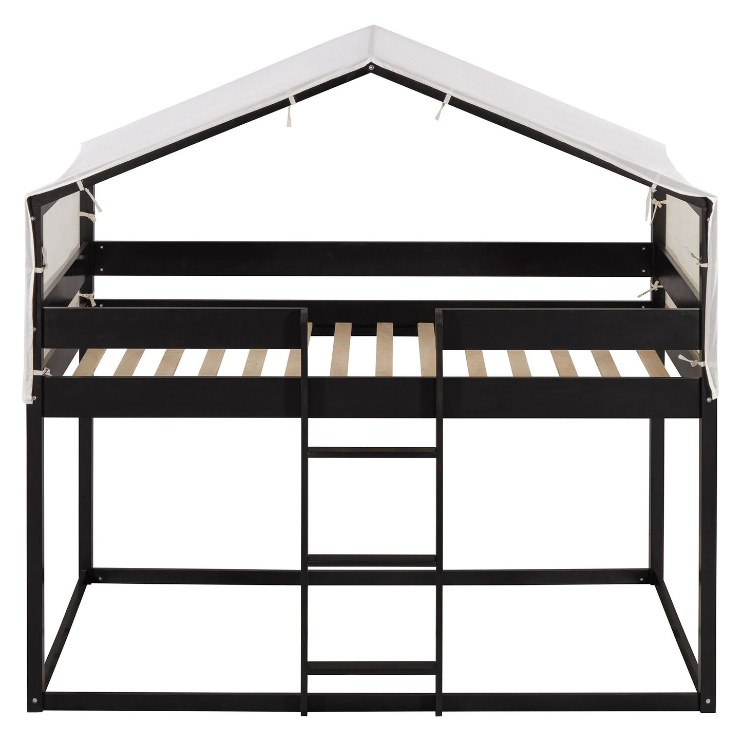 Sturdy Pinewood Bunk Bed and the Kids Play Tent