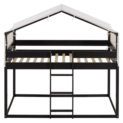 Sturdy Pinewood Bunk Bed and the Kids Play Tent