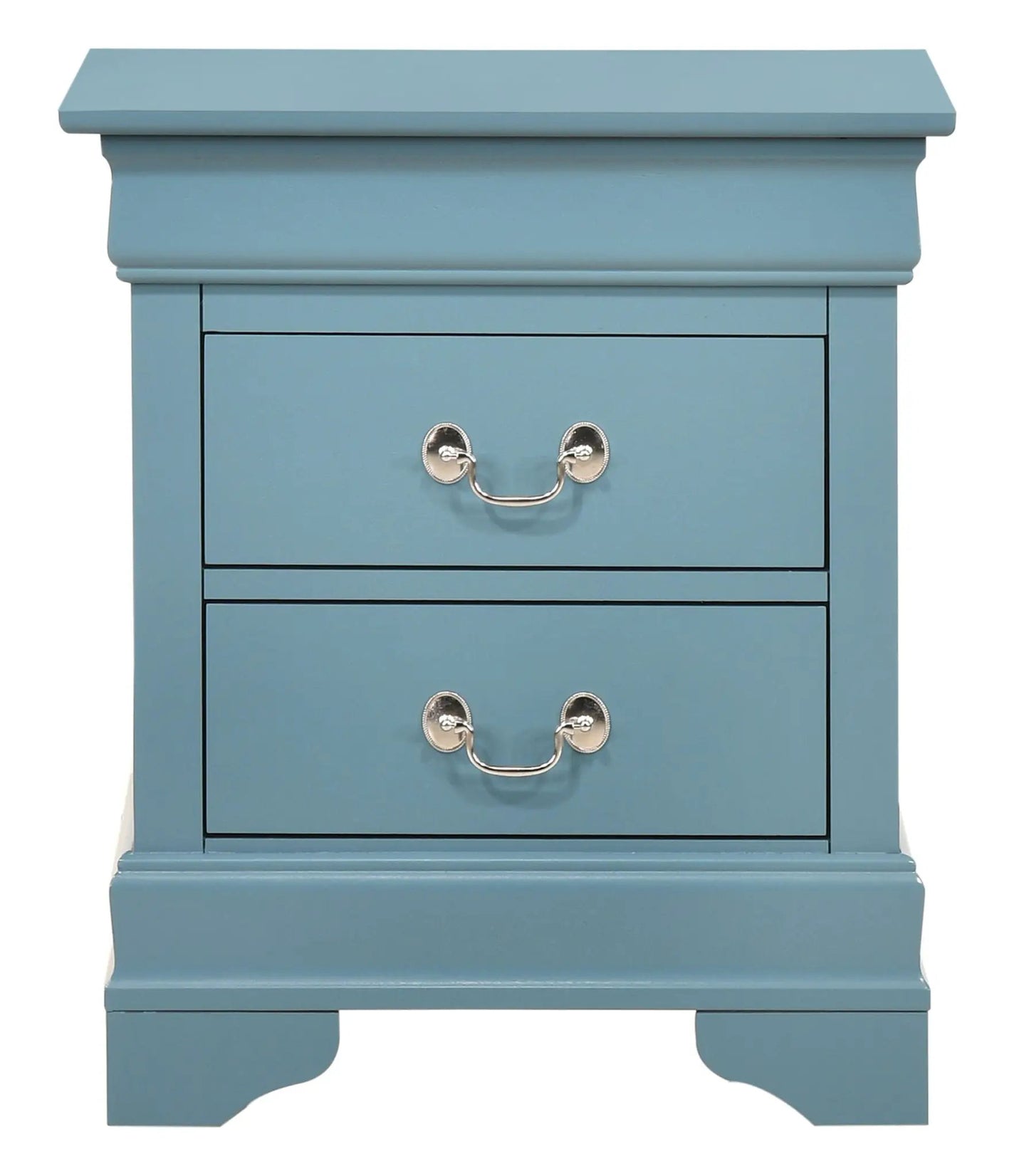 Traditional Nightstand Carved Bases and Curves