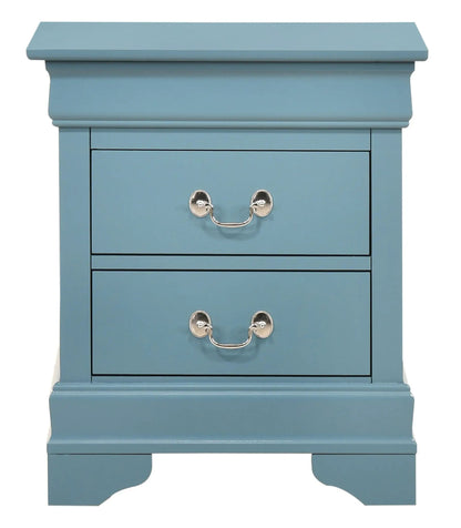 Traditional Nightstand Carved Bases and Curves