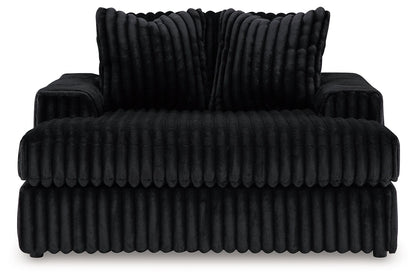 Midnight-Madness 4-piece sectional set in black plush velvet by Unique Piece Furniture on Tampa Home & Garden Store