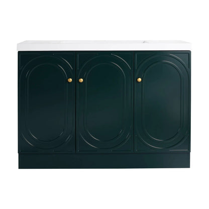 Contemporary Freestanding Vanity With Resin Sink