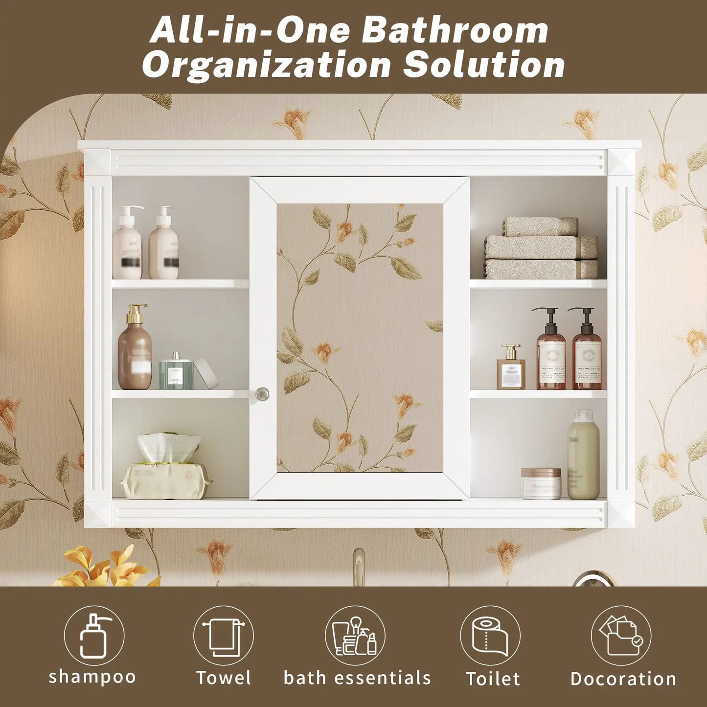 Wall Mounted Medicine Cabinet With Mirror