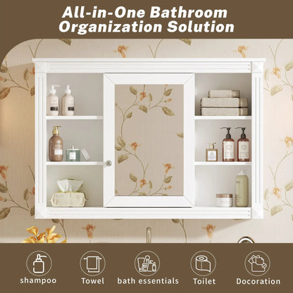 Wall Mounted Medicine Cabinet With Mirror