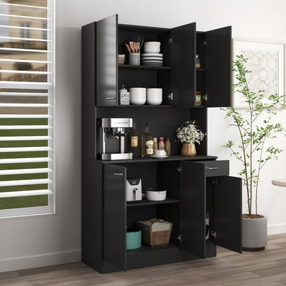 Tall Wardrobe and Kitchen Cabinet With Drawer
