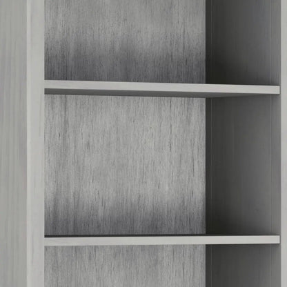 Amherst Five Shelf Bookcase Handcrafted Wood