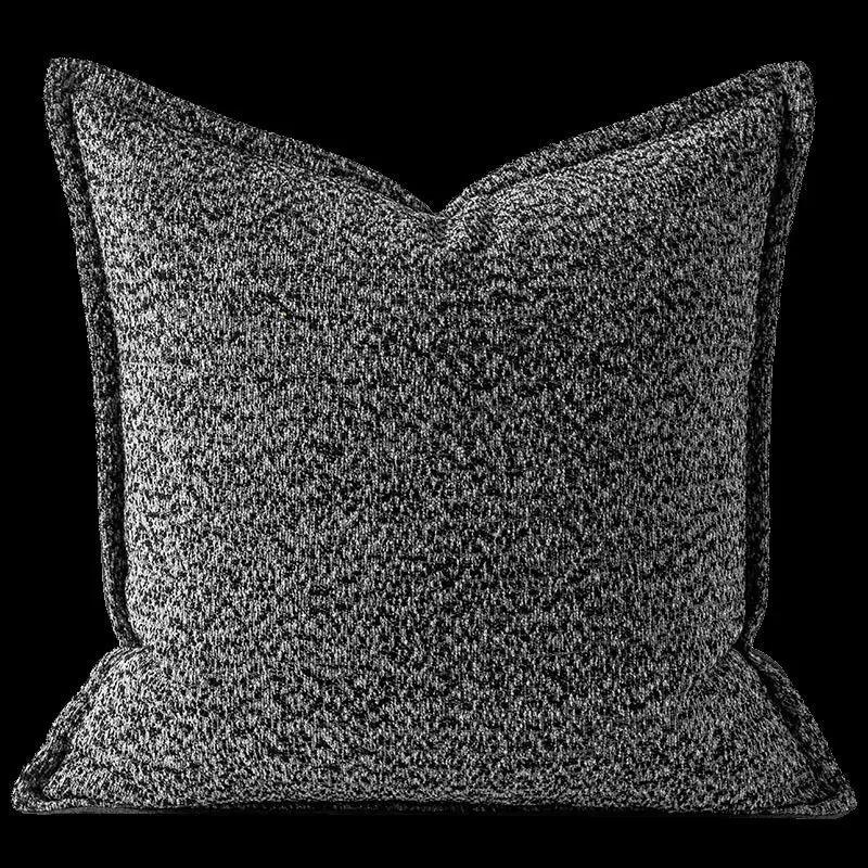 Luxury Pillow Sofa Living Room Cushion Without Core in charcoal gray textured fabric on Tampa Home & Garden Store