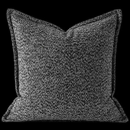Luxury Pillow Sofa Living Room Cushion Without Core in charcoal gray textured fabric on Tampa Home & Garden Store