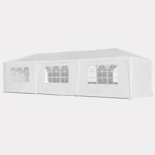 10x30' Wedding Party Canopy Tent, white fabric with removable sidewalls, Unique Piece Furniture on Tampa Home & Garden Store