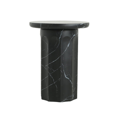 Outdoor Lightweight Concrete Marble Side Table