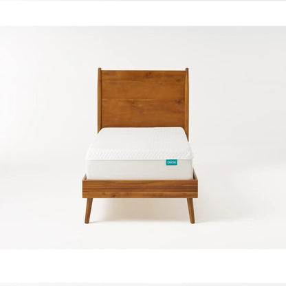 Solid Acacia Wood and Mid Century Platform Bed
