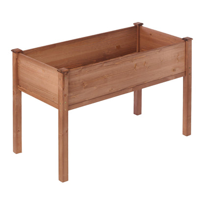 Solid Wood Raised Garden Bed and Wide Frame