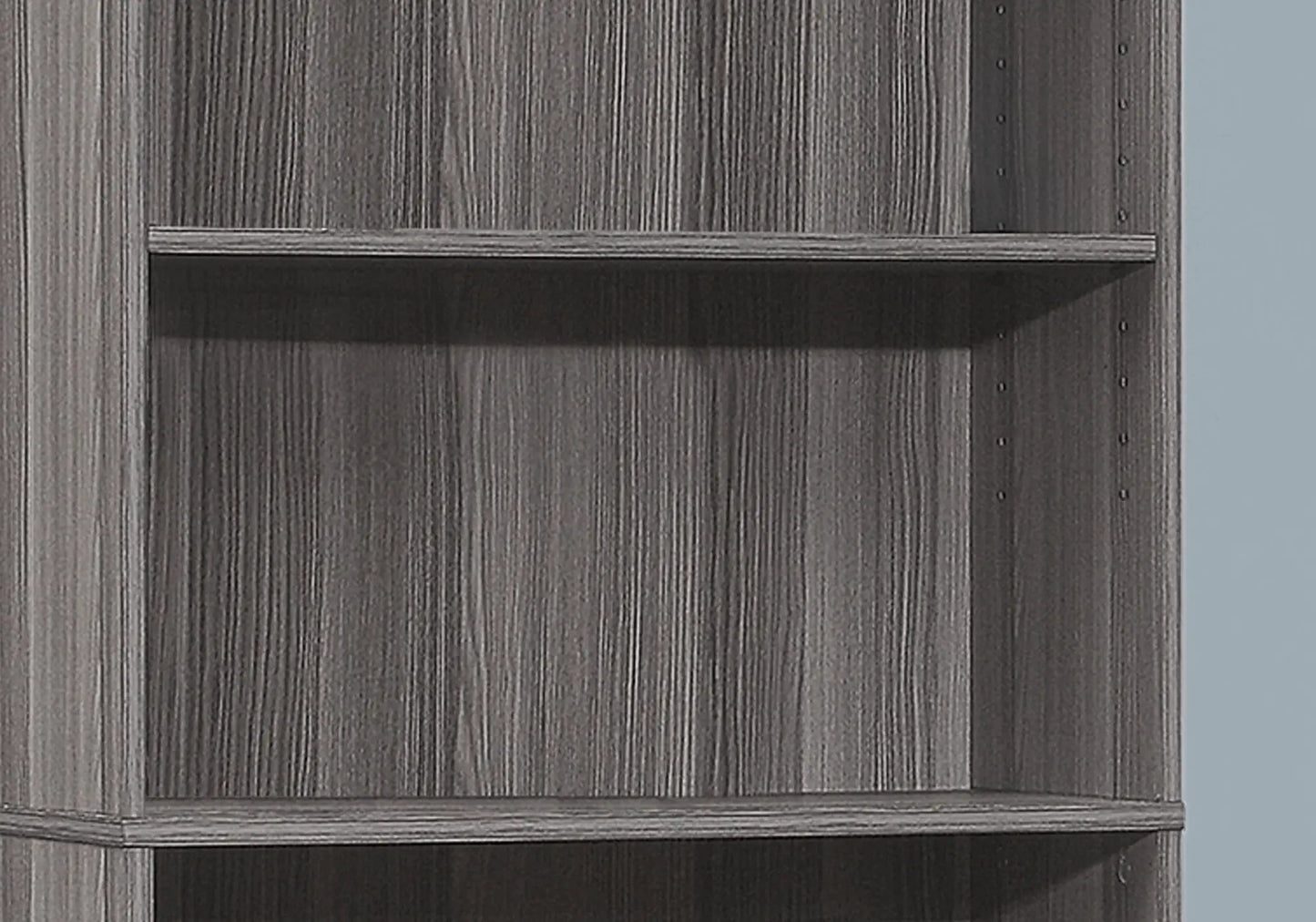 6-tier bookshelf in dark gray woodgrain for office by Unique Piece Furniture on Tampa Home & Garden Store